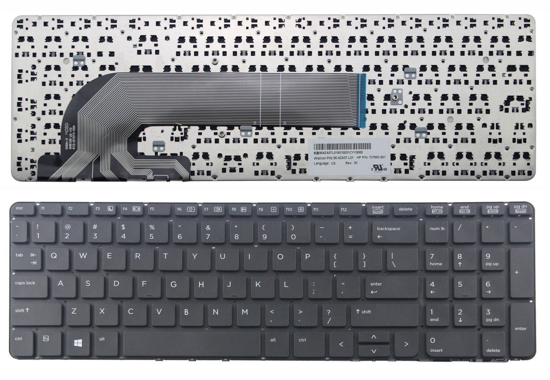 Hp Probook 450 G1 Laptop Keyboard Laptop Parts 3283